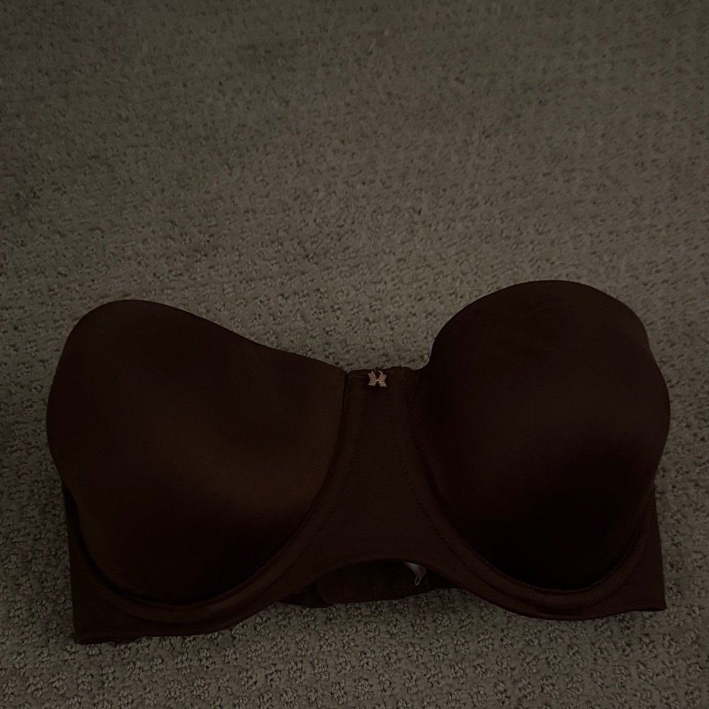 Fenty Strapless Molded Cup Bra - Brown